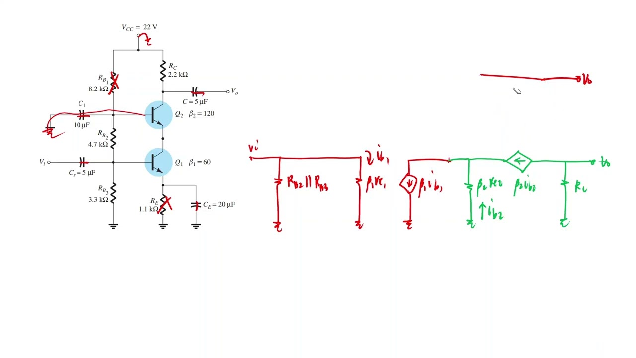 Cascode Configuration - AC Analysis