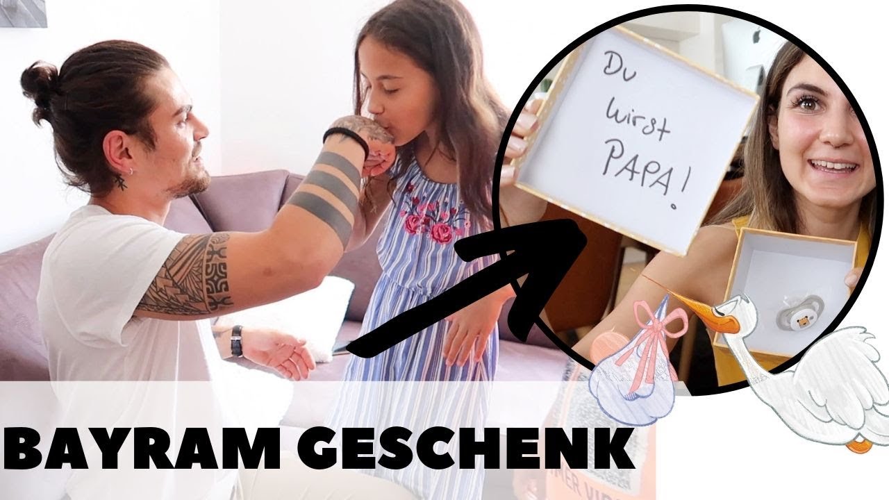 BAYRAM GESCHENK😍 : DU WIRST PAPA 👶🏻 PRANK ! | daily VLOG TBATB