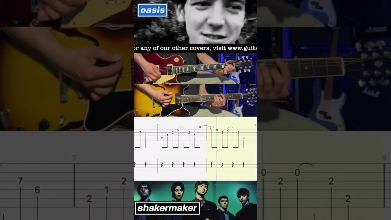 Shakermaker - Oasis - Lead & Rhythm Guitar 