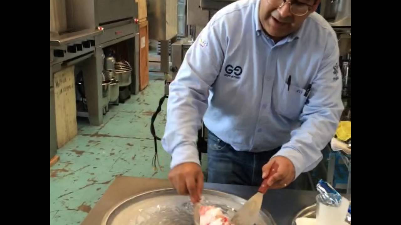 Maquina de helado frito CB-900 marca migsa