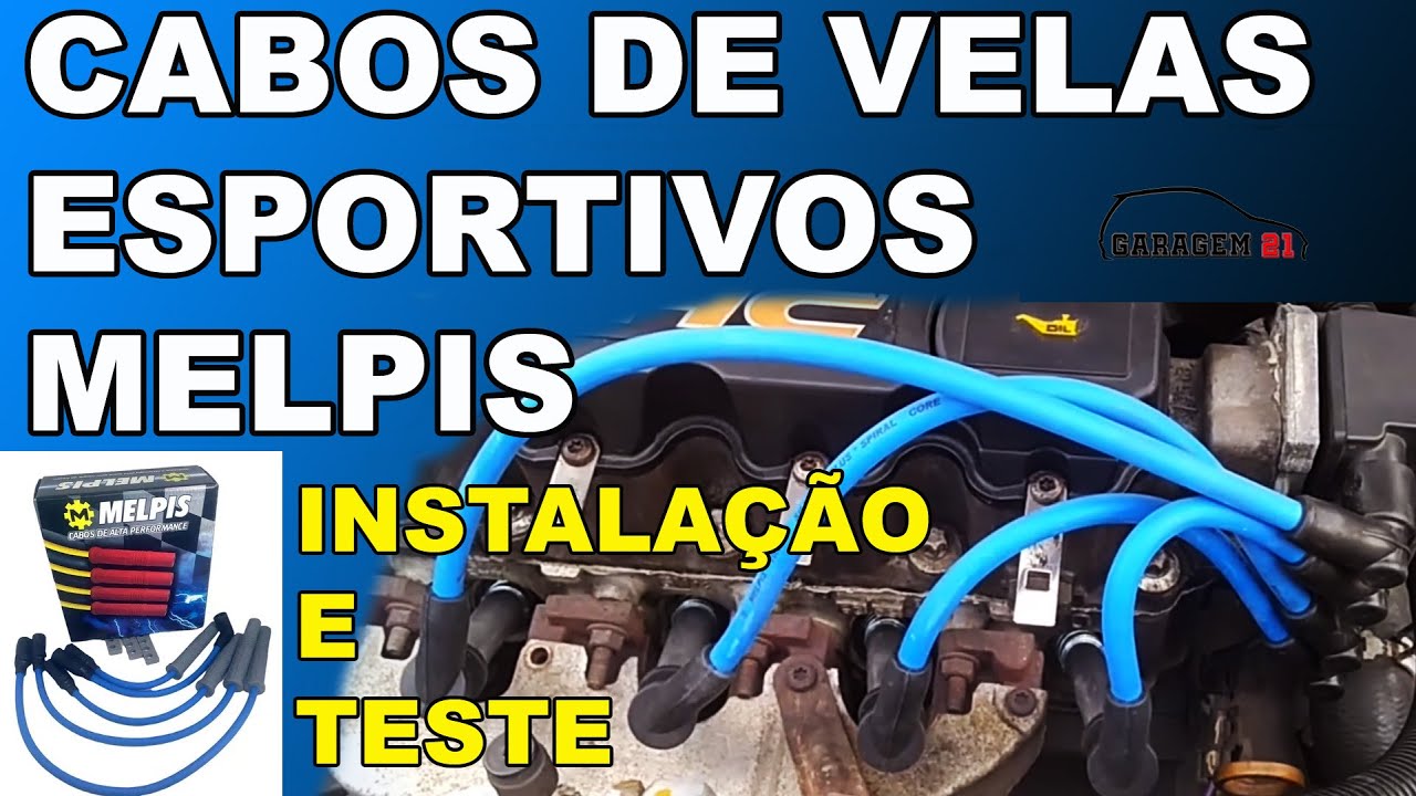 ✅ Cabos de velas esportivos Melpis - silicone 10mm(Review com instalação)