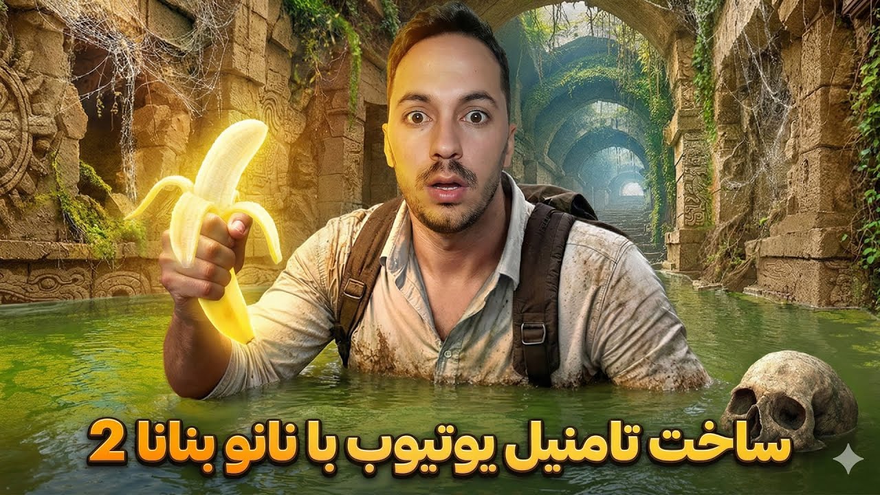 ساخت تامنیل با نانو بنانا 2 بدون تغییر چهره 😍🍌 با کیفیت بالا