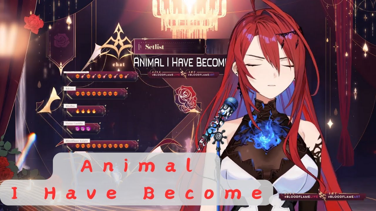 【UNARCHIVED KARAOKE CLIP】Animal I have become / Three Days Grace  by Elizabeth Rose Bloodflame