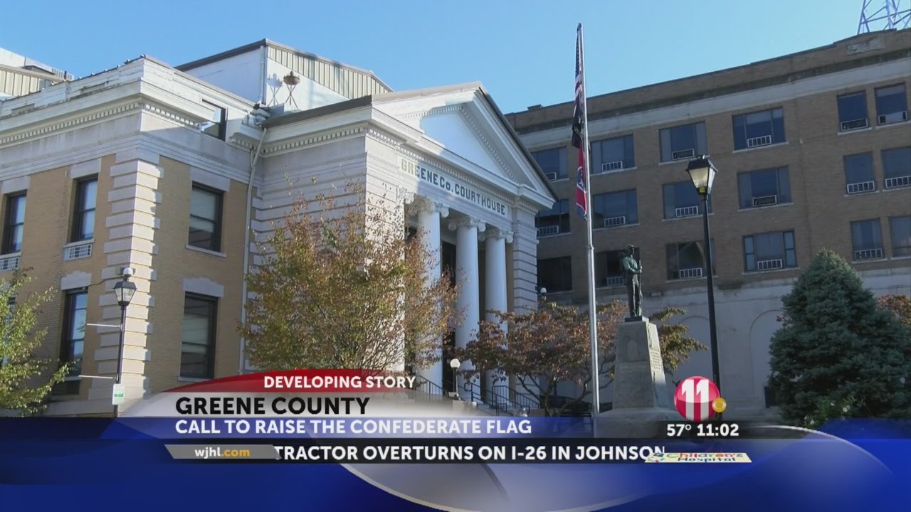 Commissioner wants a Confederate flag to fly outside Greene County courthouse