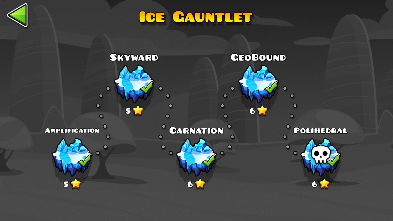 [Geometry Dash] Ice Gauntlet (All Coins)