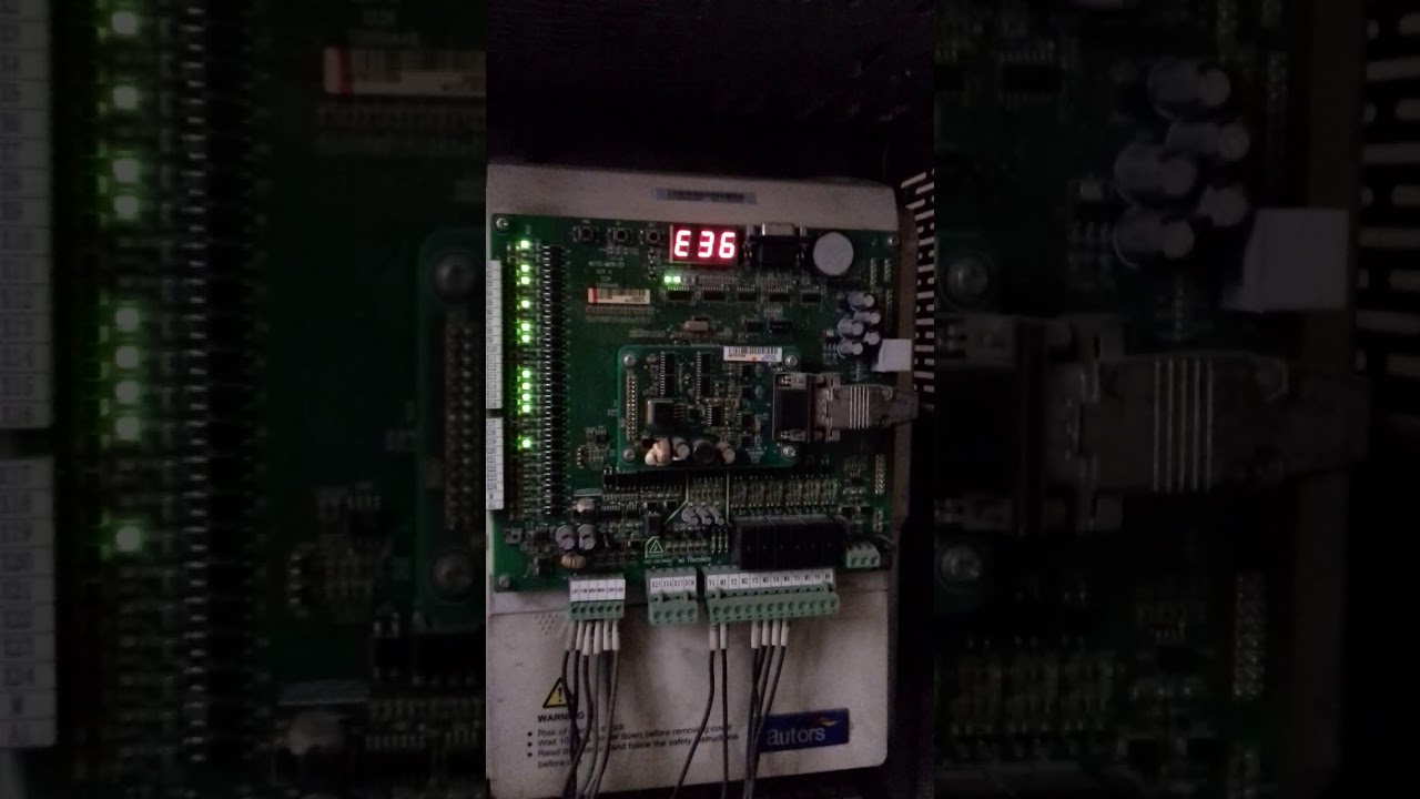 Error36 Nice3000 Control. How to solve error36 for Lift?
