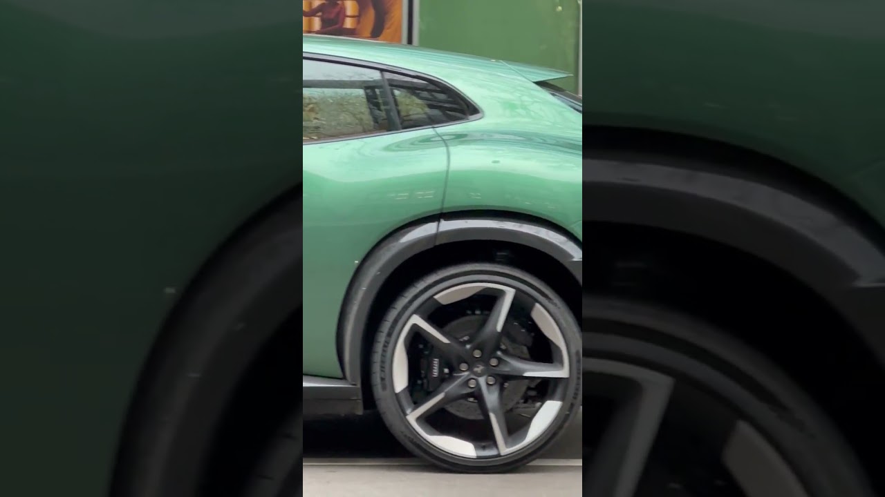 Ferrari Purosangue: Unveiling the Green Luxury SUV Masterpiece