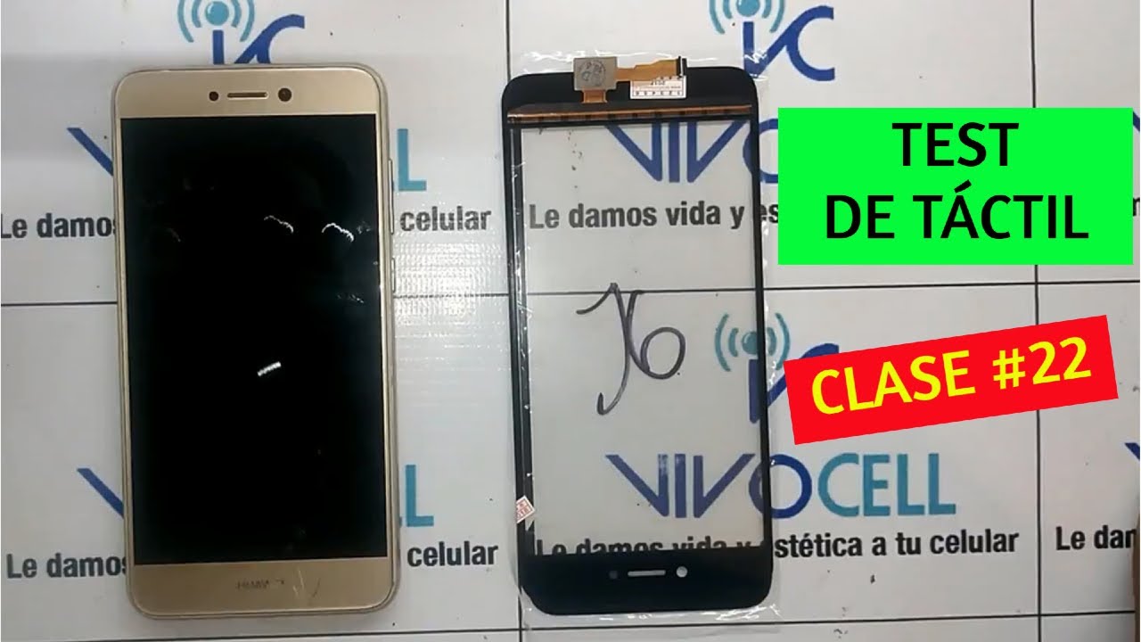 clase #22 Test de táctil #curso básico de #cambio de gorilla #glass
