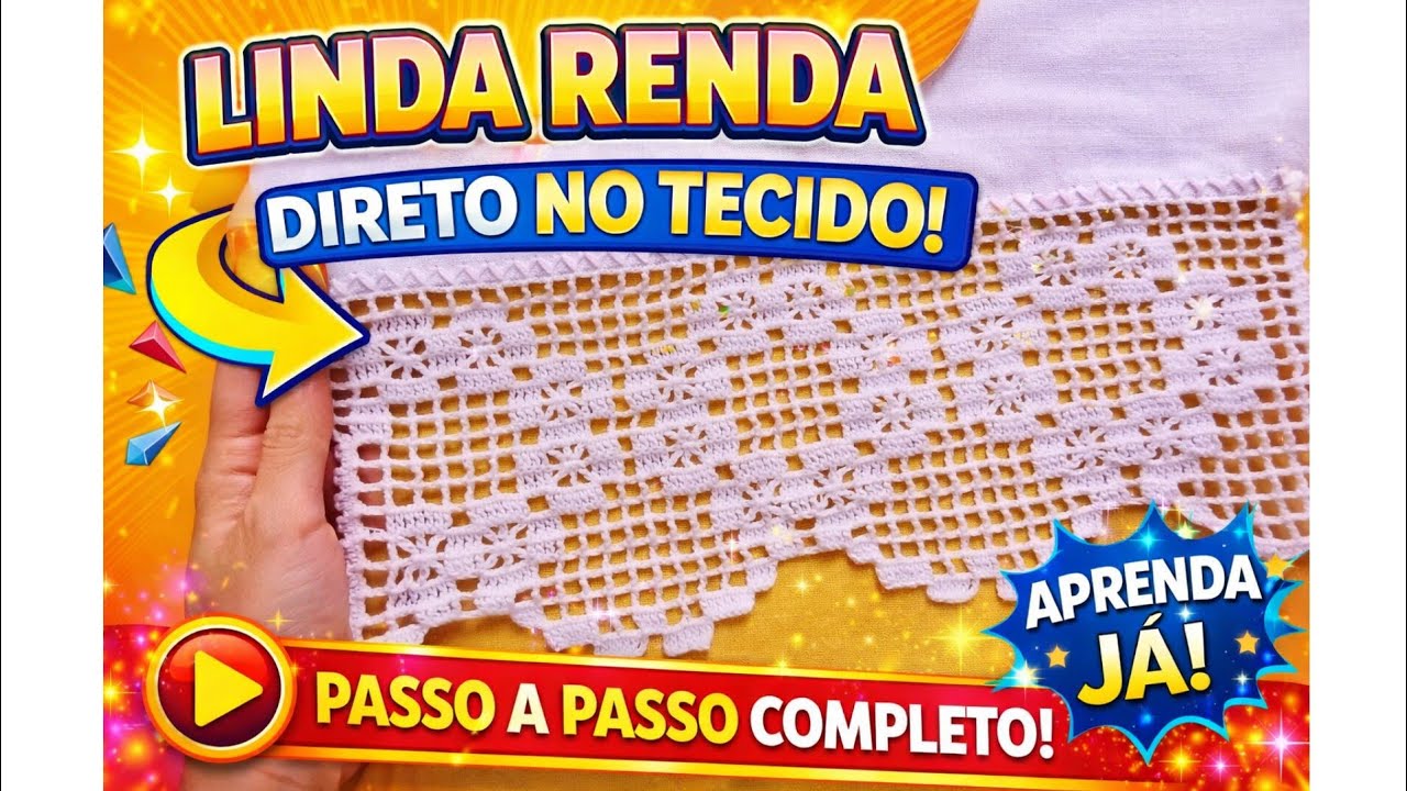 N2️⃣1️⃣1️⃣Renda da Adineia/DIRETO NO TECIDO barrado