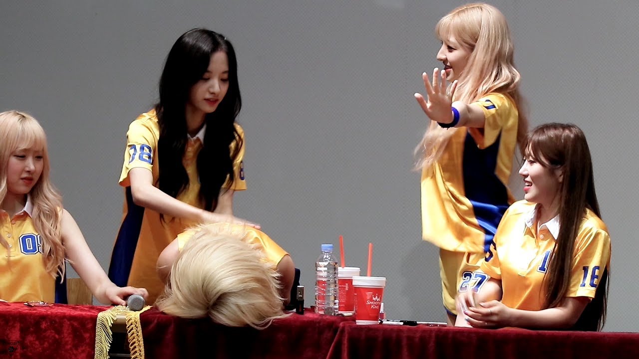 170624 우주소녀(WJSN) 은서 (EUNSEO)/엑시(EXY)/보나(BONA) - 인디안밥 게임 벌칙(초성게임) @팬사인회(롯데백화점 광복점)/직캠 By 쵸리(Chori)