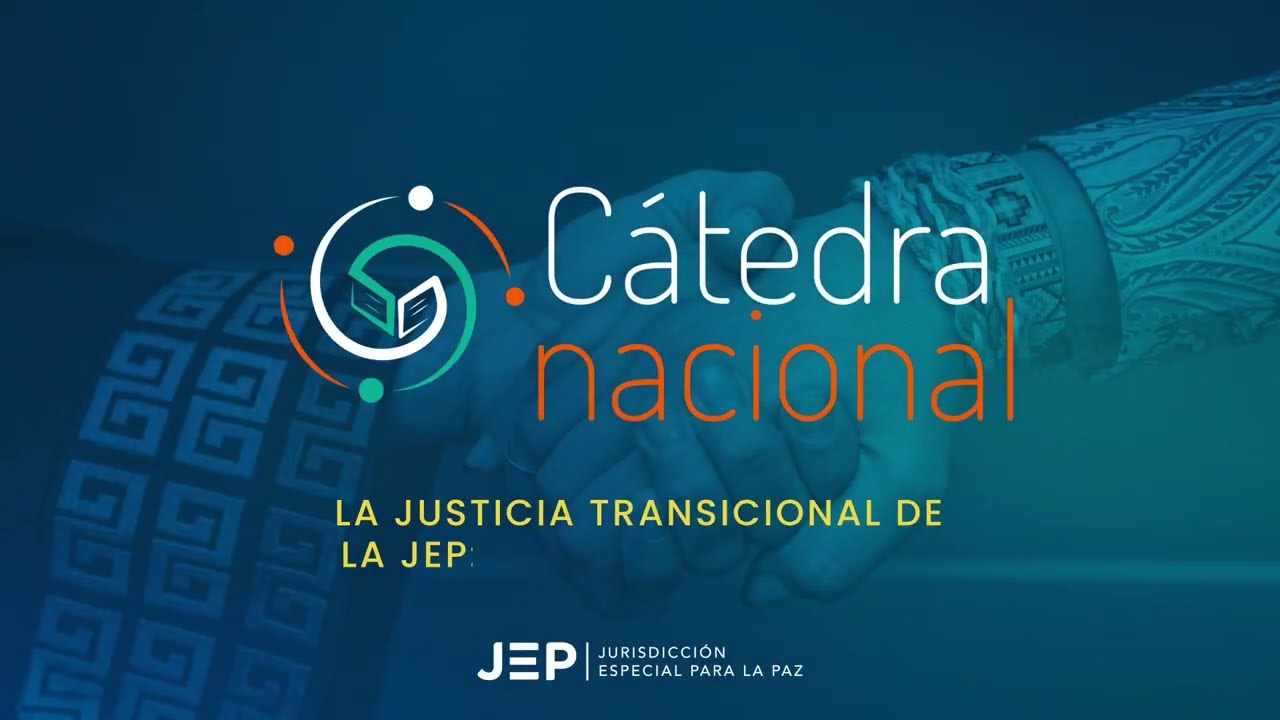 Presidente de la JEP, magistrado Alejandro Ramelli, saluda a los estudiantes de la Cátedra Nacional