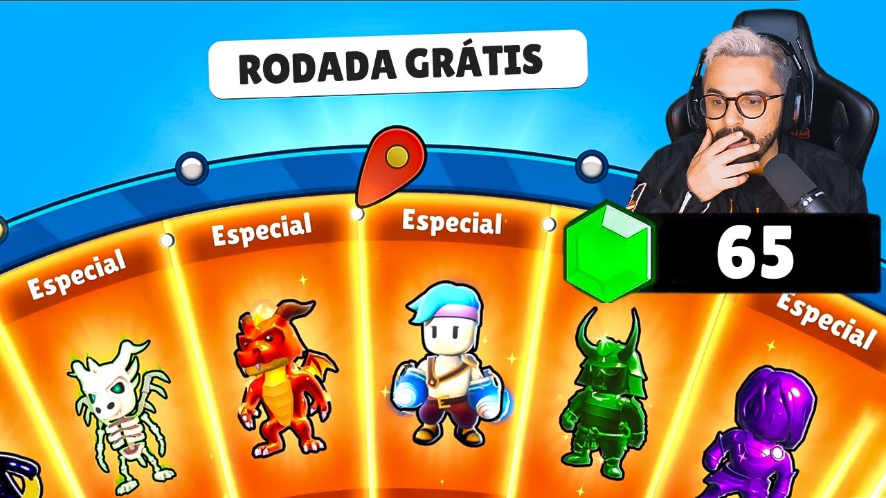 Não vou parar até pegar TODAS ESPECIAIS do Stumble Guys numa Conta que NUNCA GEMOU