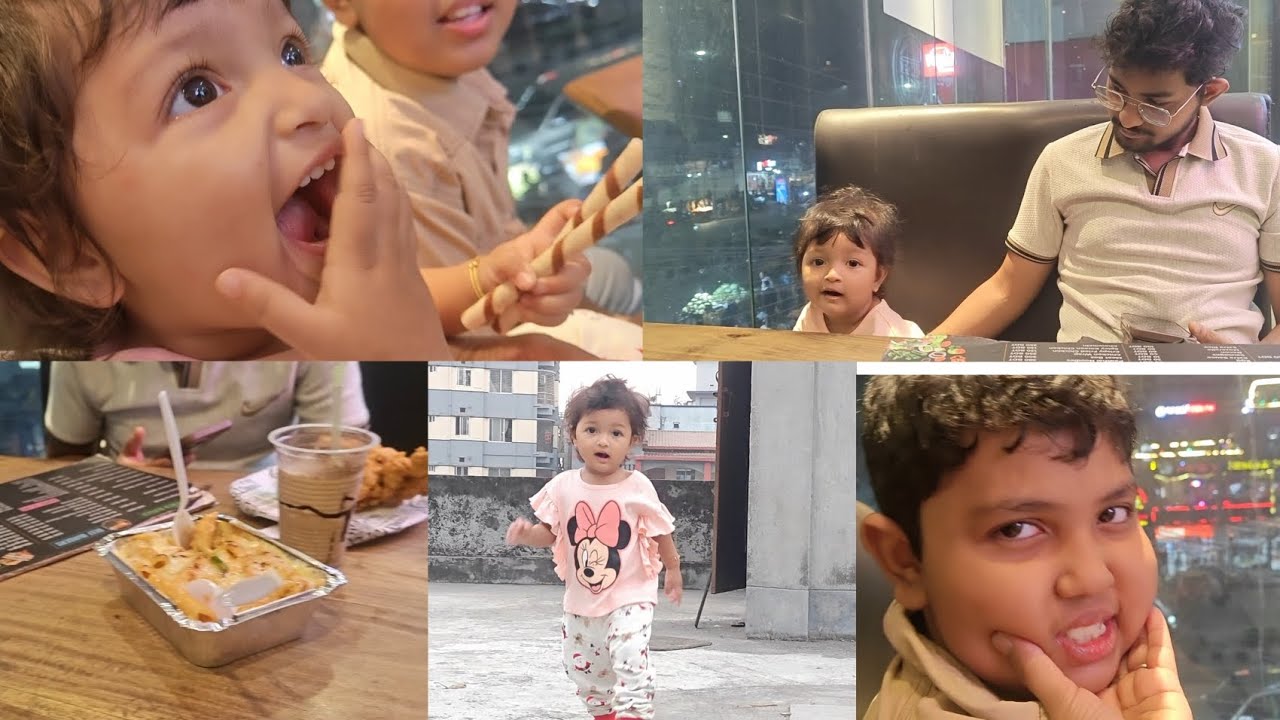 MAMA DER SATHE RESTAURANT E GIYE INAYA  YUM YUM KHELO 😊