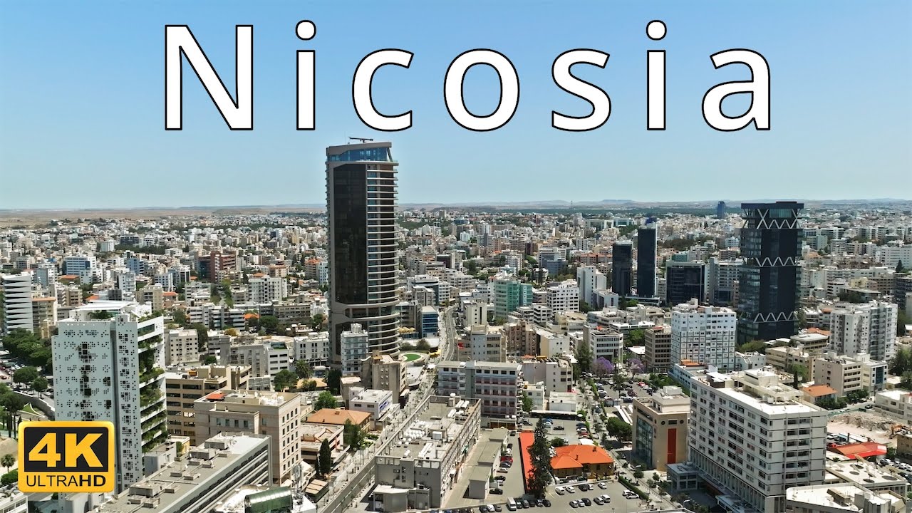 Nicosia , Cyprus 🇨🇾 | 4K Drone Footage.