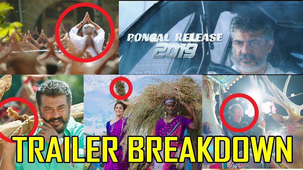 #viswasam Official Trailer Breakdown | Thala Ajith | Nayanthara|DirSiva |