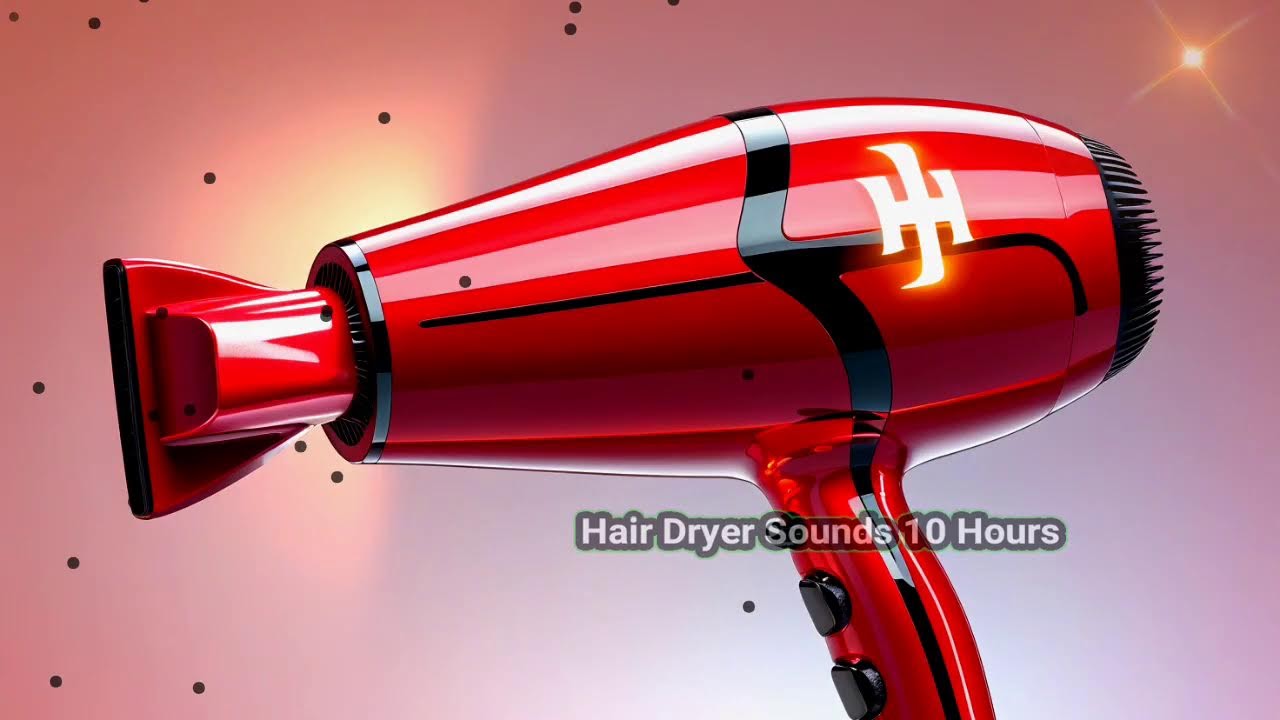 White Noise for Babies – Blow Dryer ASMR - Hair Dryer Sound for Peaceful Night Sleep