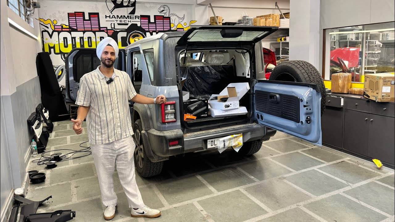 Mahindra Thar Roxx Top Model Audio Upgrade | Thar Audio Setup | Car Audio Upgrade | Motor Concept