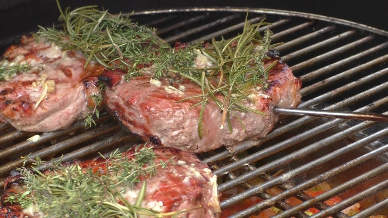 Einfach Schweinenackensteak  