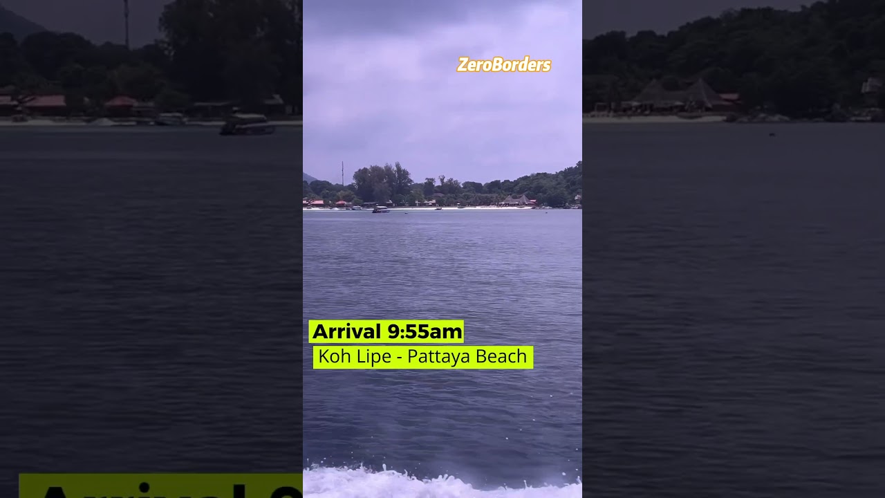 Malaysia to Thailand via Speed Boat