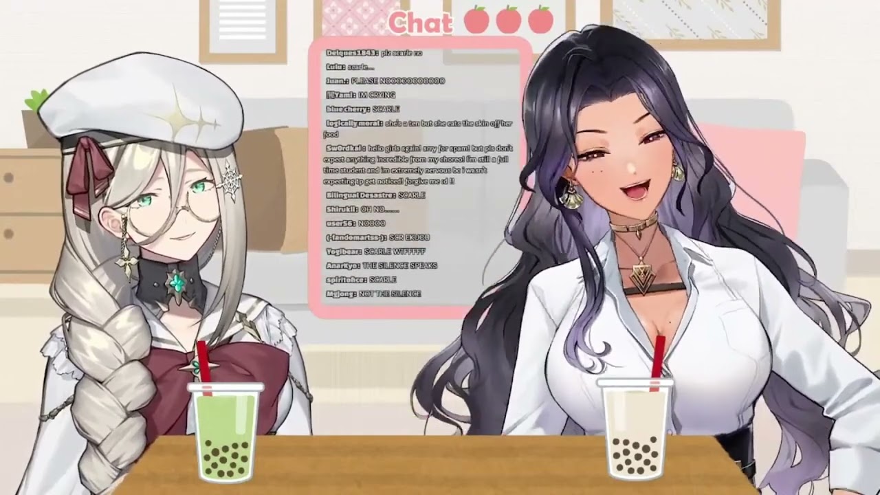 Scarle's peculiar eating habits【NIJISANJI EN | Aia Amare, Scarle Yonaguni】