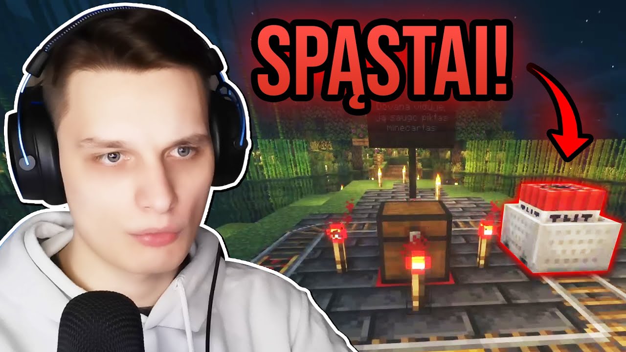 MINECRAFT PBS #22 Paliko spąstus!