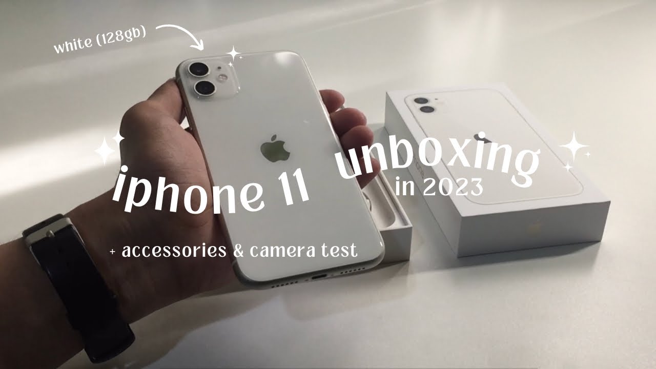 iPhone 11 unboxing white 128GB in 2023 + accessories | iOS16 | Leyo aesthetic vlog philippines 🇵🇭