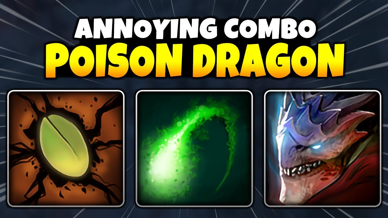 Poison Dragon POISON ATTACK + LEECH SEED | Ability Draft