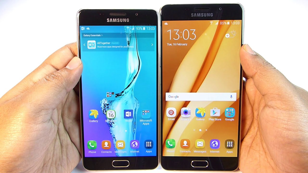 GALAXY A7 (2016) vs GALAXY A5 (2016) -Speed Test & Comparison!