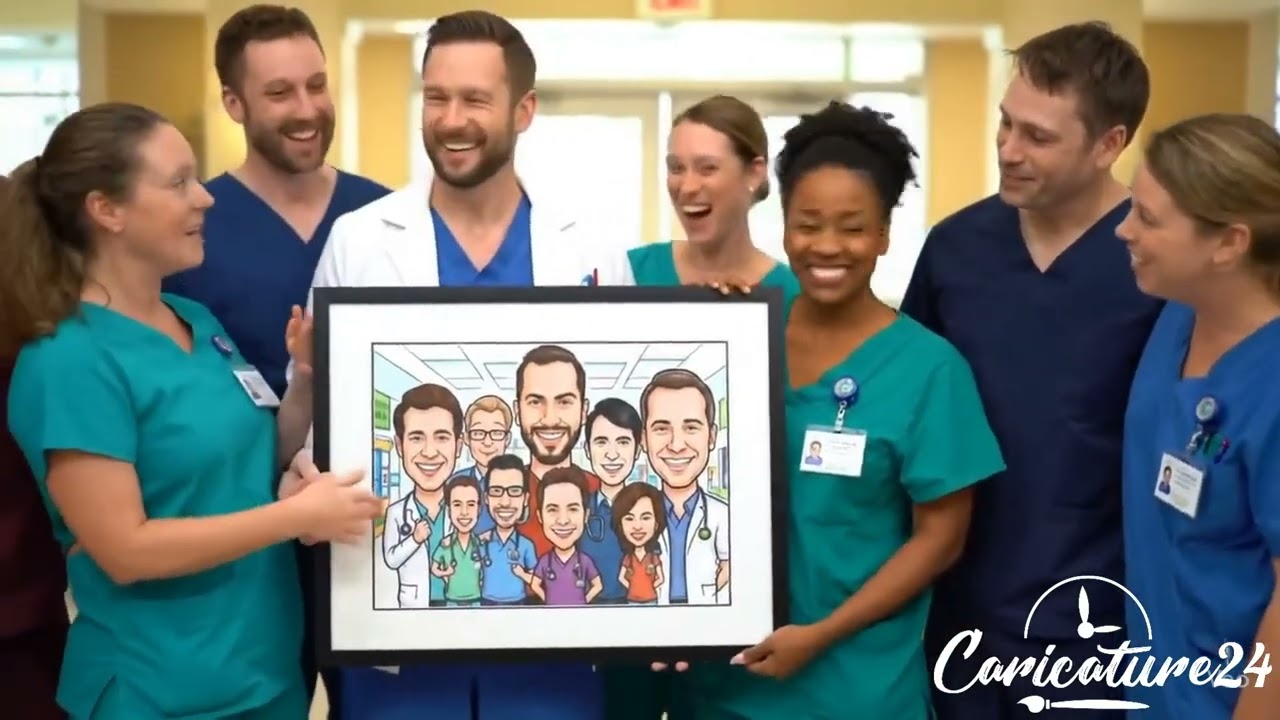No Gift Idea for a Doctor? Order a Caricature!