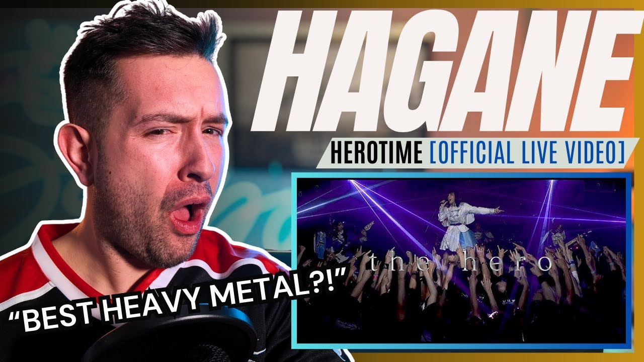 J-rock fan's REACTION to HAGANE - HeroTime (LIVE Music Video)