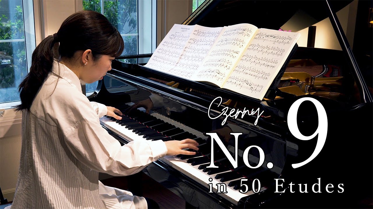 ツェルニー50番練習曲第9番 (Czerny op.740 No.9, from The Art of Finger Dexterity)