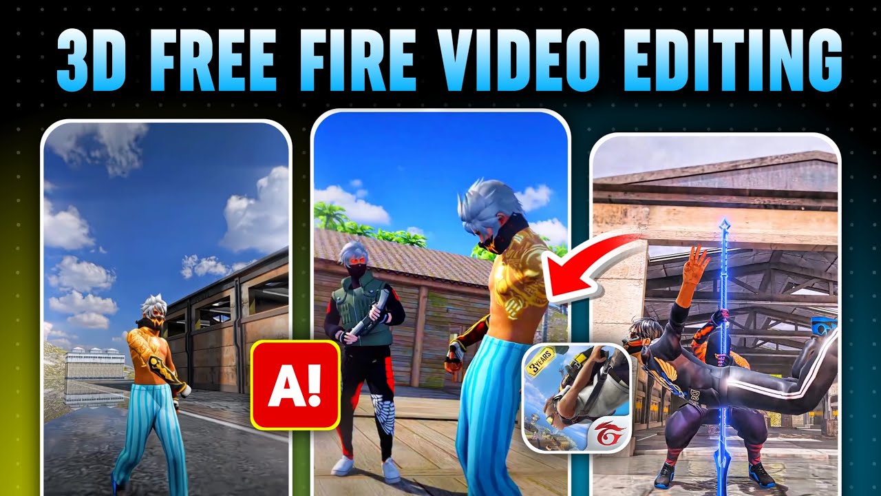 Free Fire 3D Fighting Video Editing | Free Fire 3D Fighting Video Kaise Banaye | Free Fire Editing