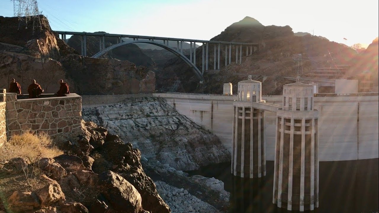 Hoover Dam BUDDHIST MONKS AND ANGELS WATCH DAM 8-24-2017