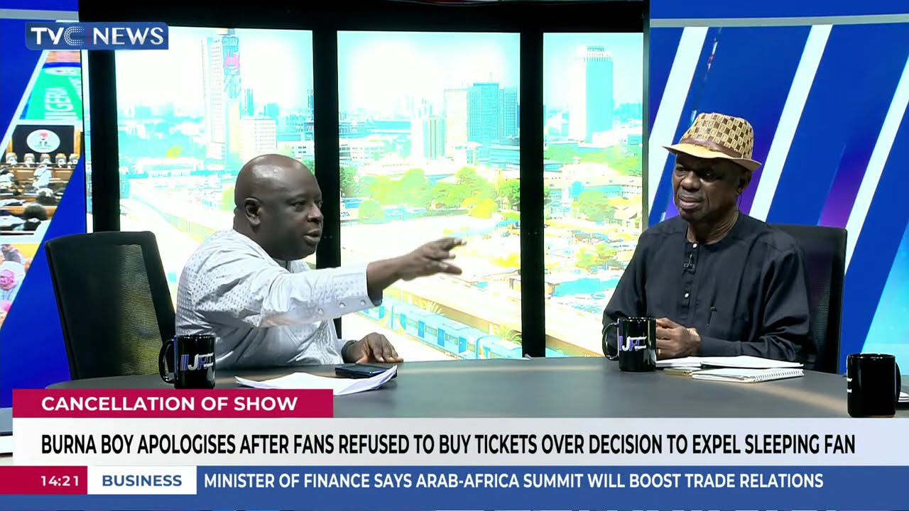 Burna Boy Apologises After Fans Refused To Buy Tickets Over Decision To Expel Sleeping Fan
