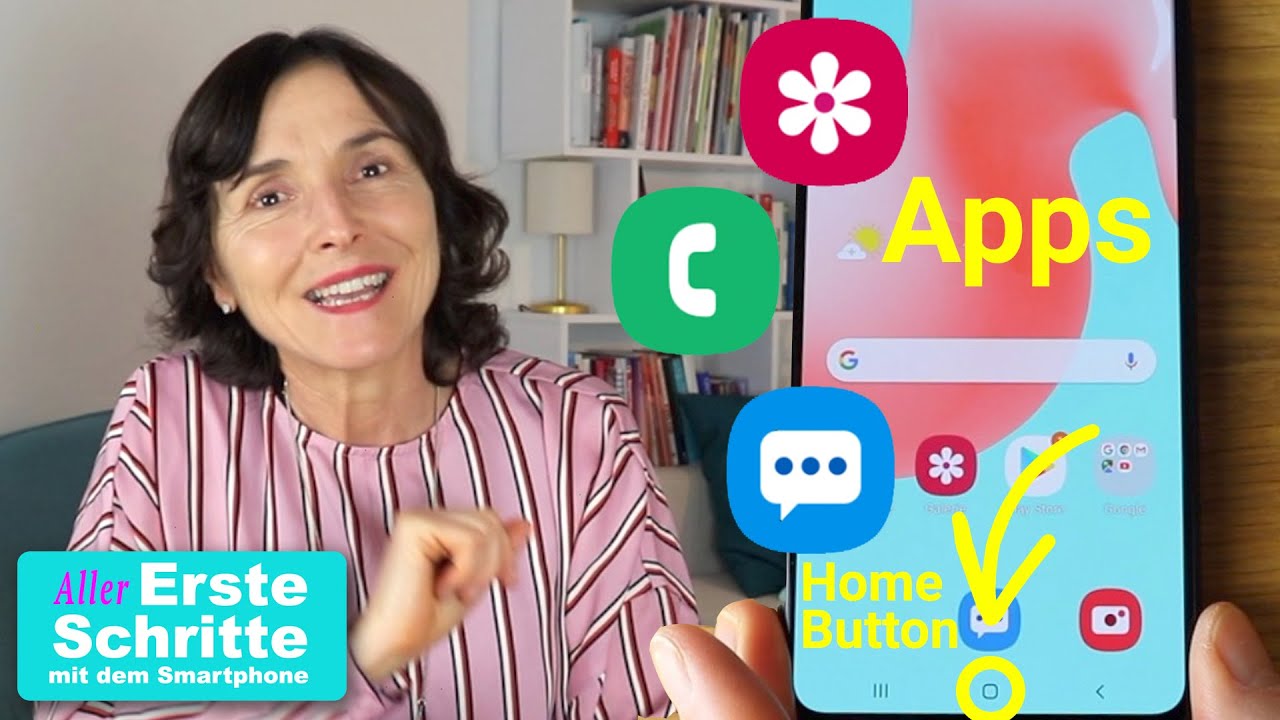 Was sind Apps und wo ist der Home-Button? Allererste Schritte mit dem Smartphone Teil 03.