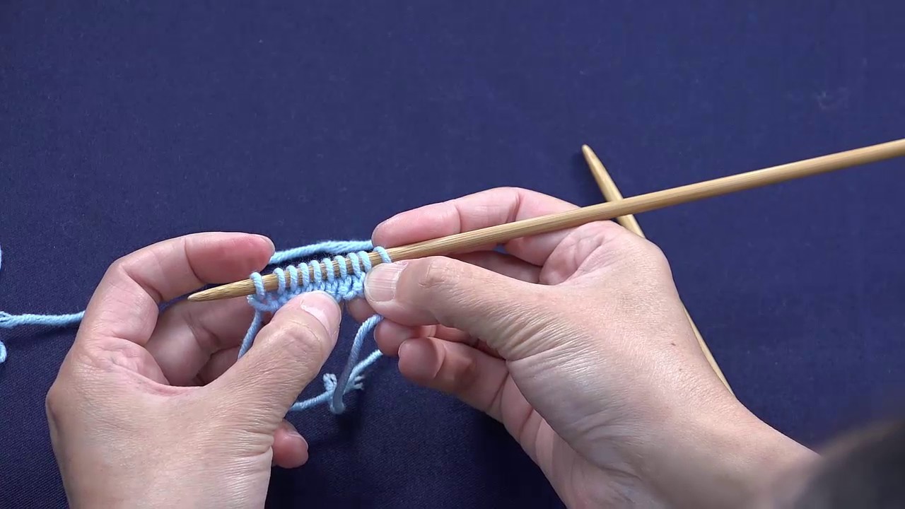 11 下針與起伏編織