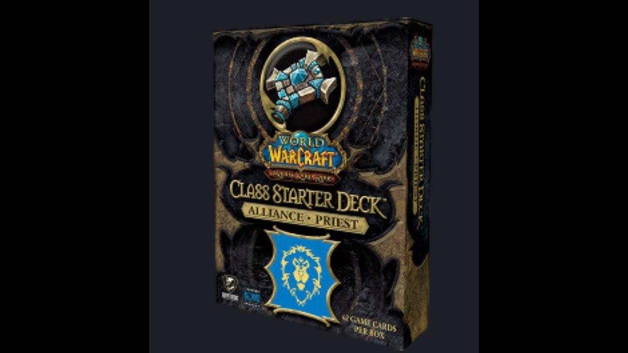 Распаковка + Обзор World of Warcraft Class Starter 2010: Alliance Priest Deck!