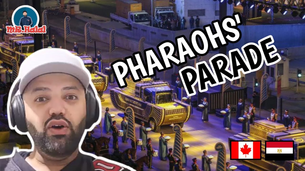 The Pharaohs' Golden Parade | Egypt | Catch the event in 14 minutes | MR Halal Reaction