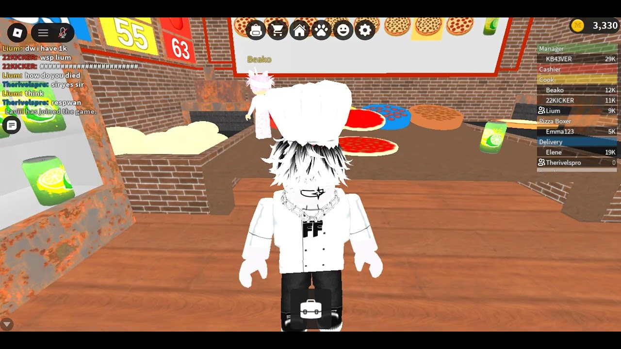 WORK AT A PIZZA PLACE!!!!