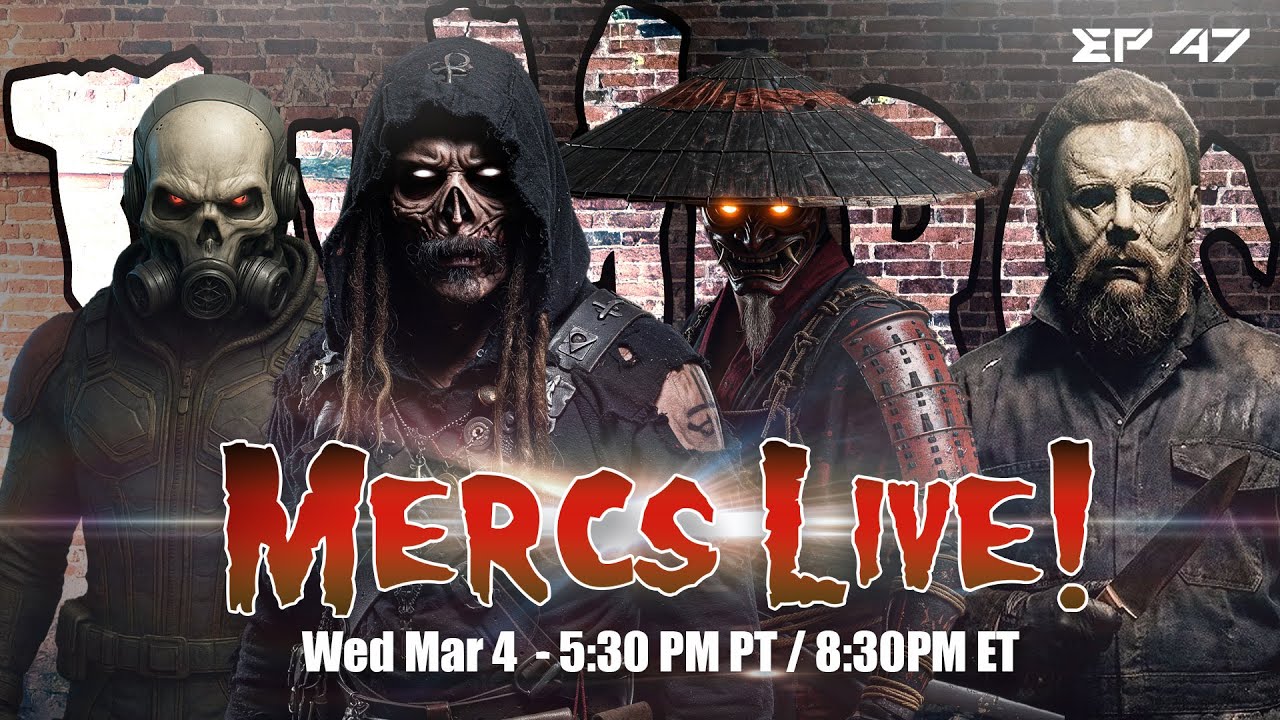 Ep 47 - Mercs Live! Toys, Community Photos, Accounts Under 1K & Special Guest!