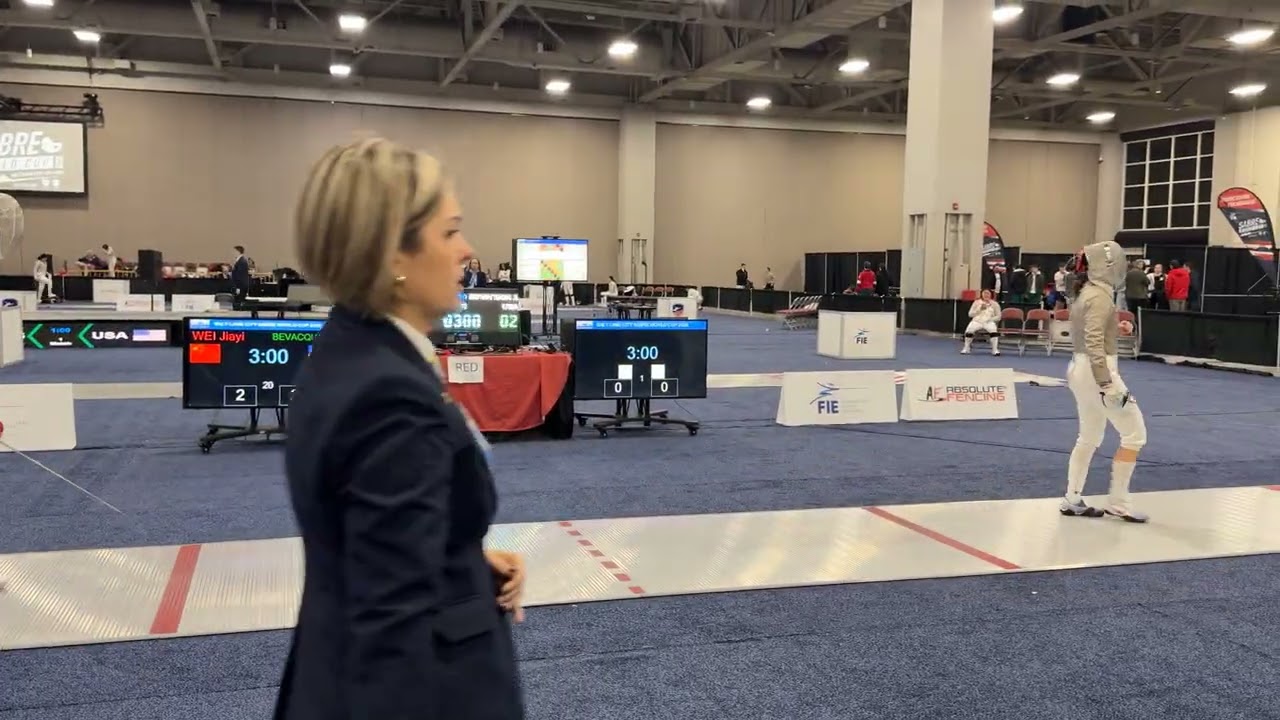 Pool 🔺16 SWS - WEI Jiayi 🇨🇳vs BEVACQUA Aria🇺🇸- Absolute Fencing Sabre World Cup 2026