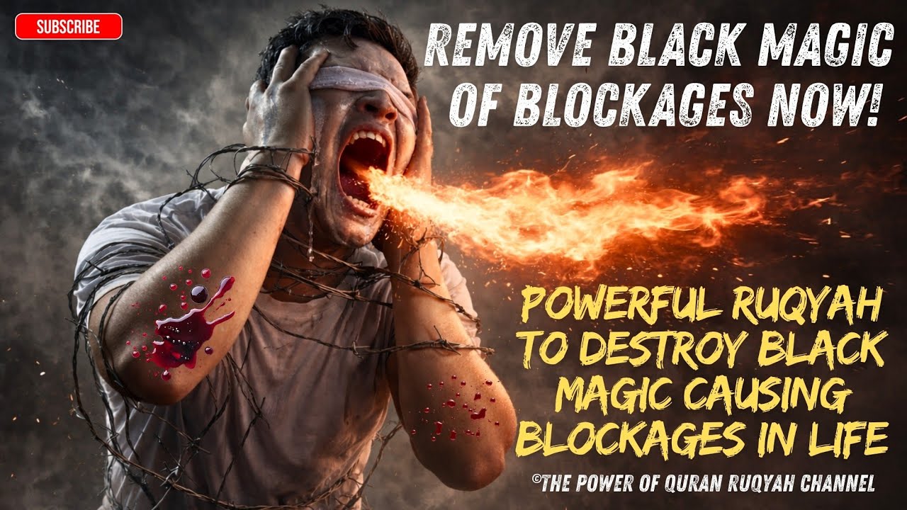 Ruqyah to DESTROY Black Magic of Blockages Instant Breakthrough,Rizq Opening & Life Changing