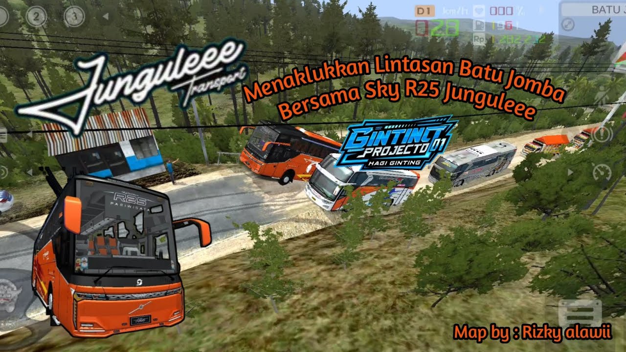 Melewati jalur BATU JOMBA dengan bus skylander r25 tronton 🤩😁