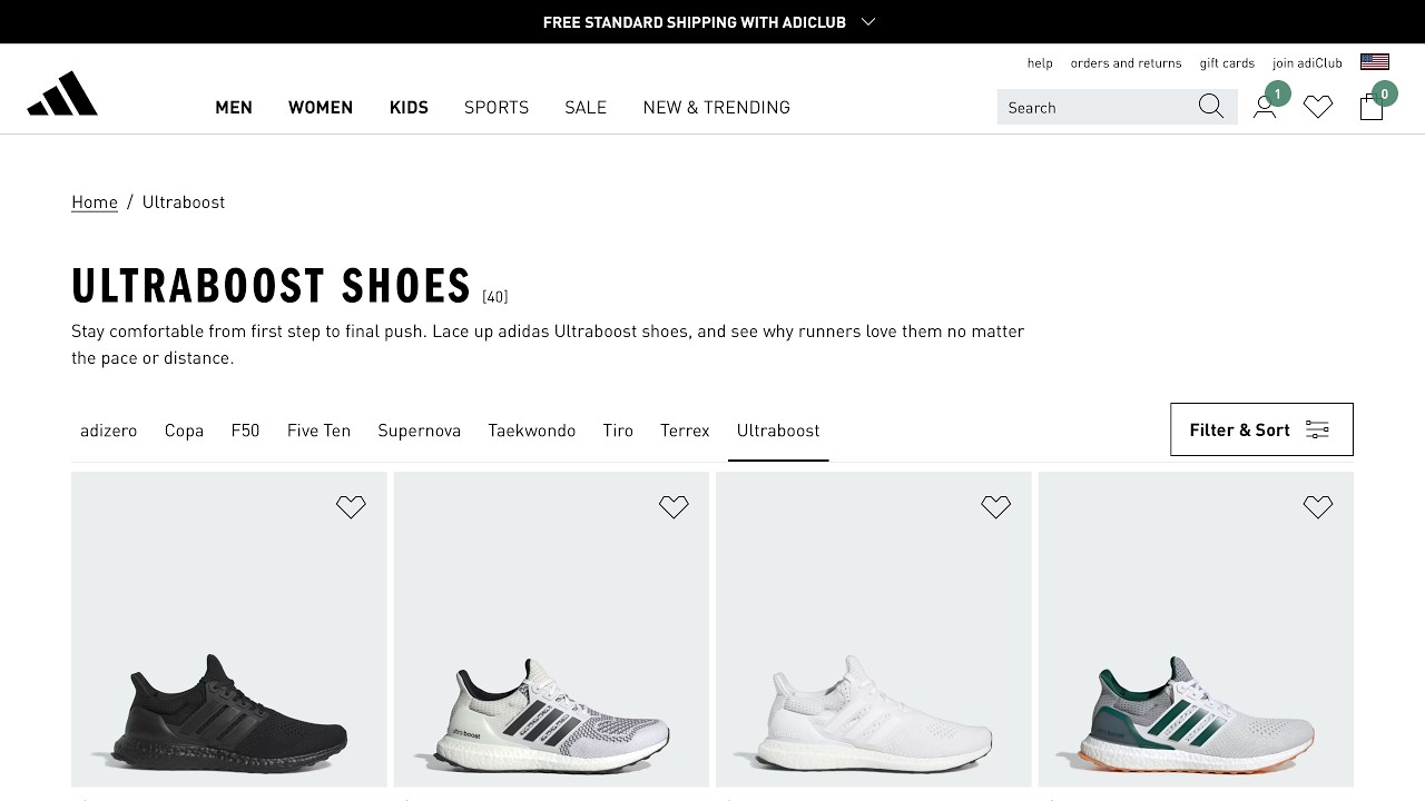 Ultraboost Shoes | adidas US &middot; Adidas.com &middot; 2026