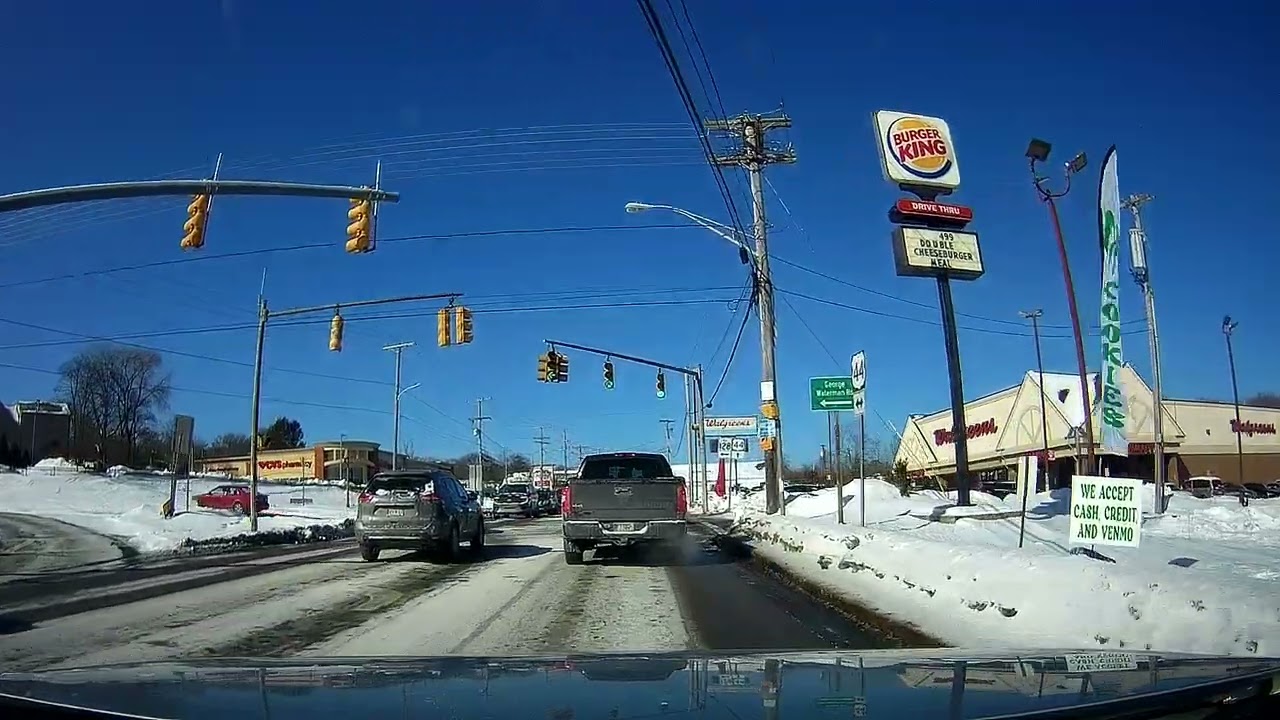 Driving from North Providence to Smithfield, Rhode Island