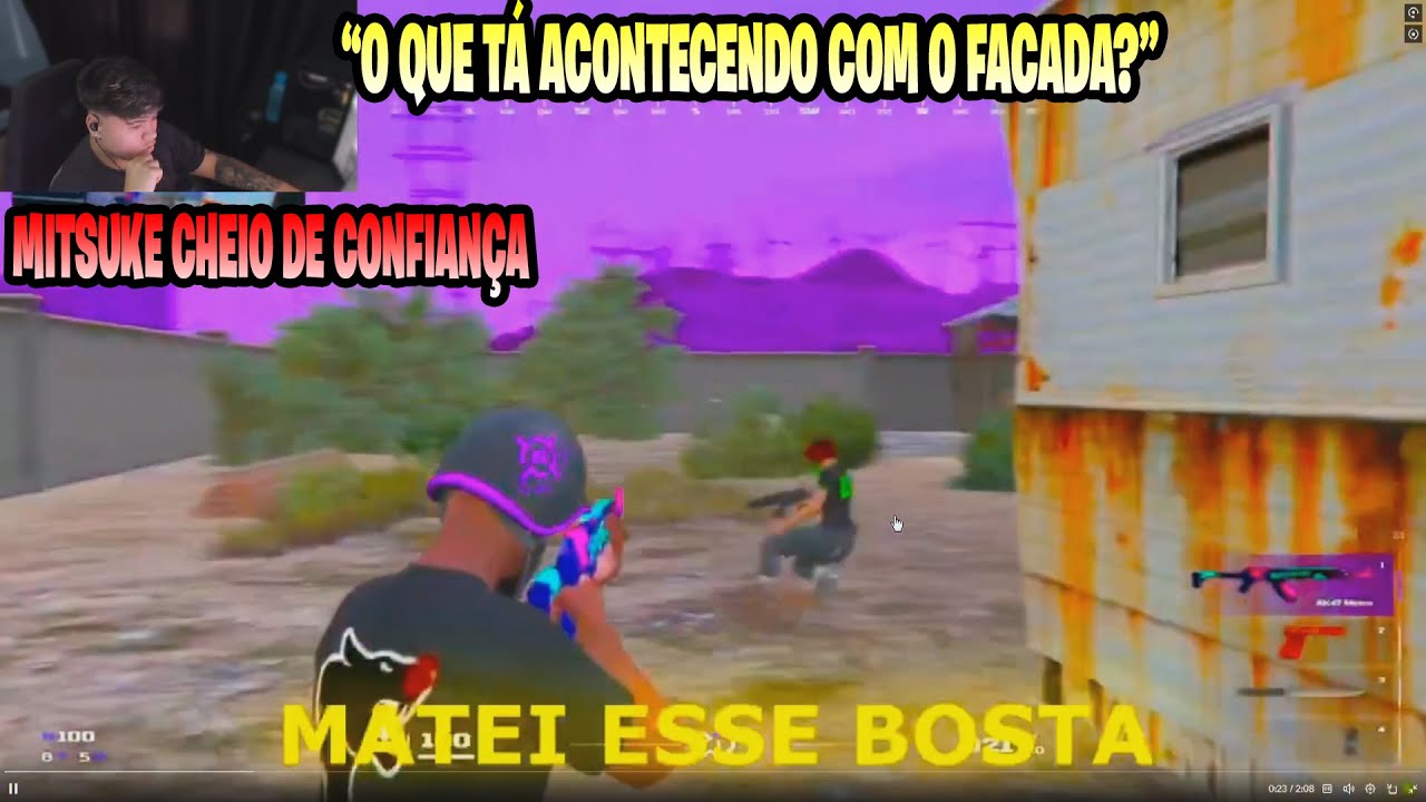 LOCKING REAGINDO AO HIGHLIGHT DO MITSUKE FARPANDO O FACADA