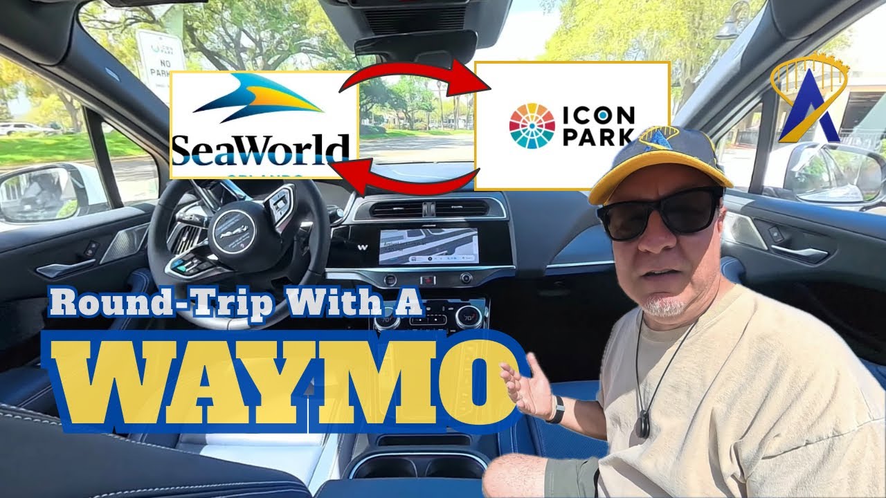 Waymo Self Driving Vehicle to and from SeaWorld Orlando
