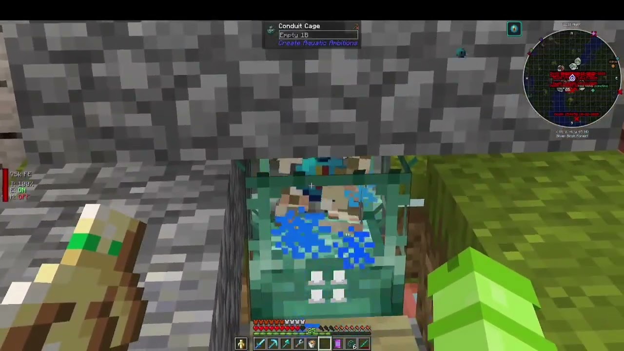 How to Conduit Channel in ATM10! (Easy way to get Heart Of The Sea)