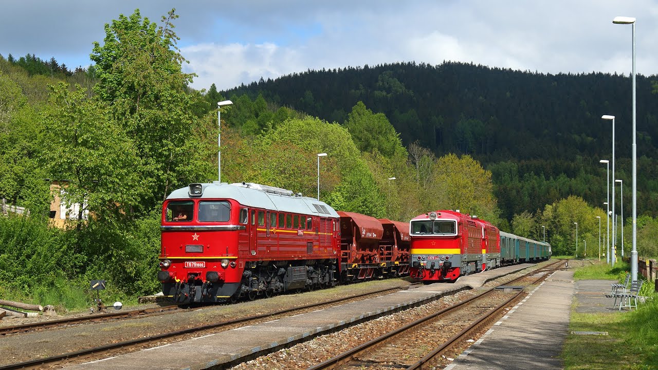 Návrat trati 086 do 80. let s 