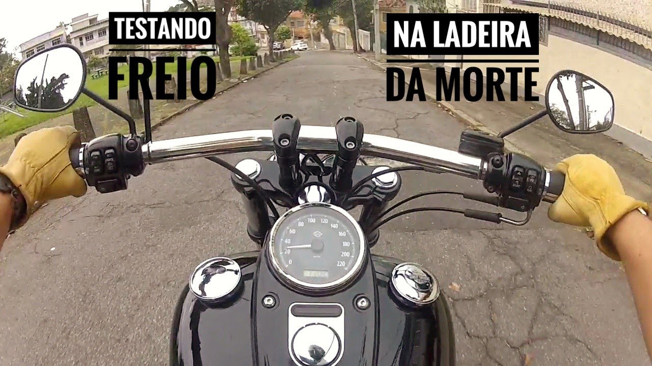 Dyna FatBob: Andei na mais bacana do RJ *Ajuste fino da suspensão dianteira*